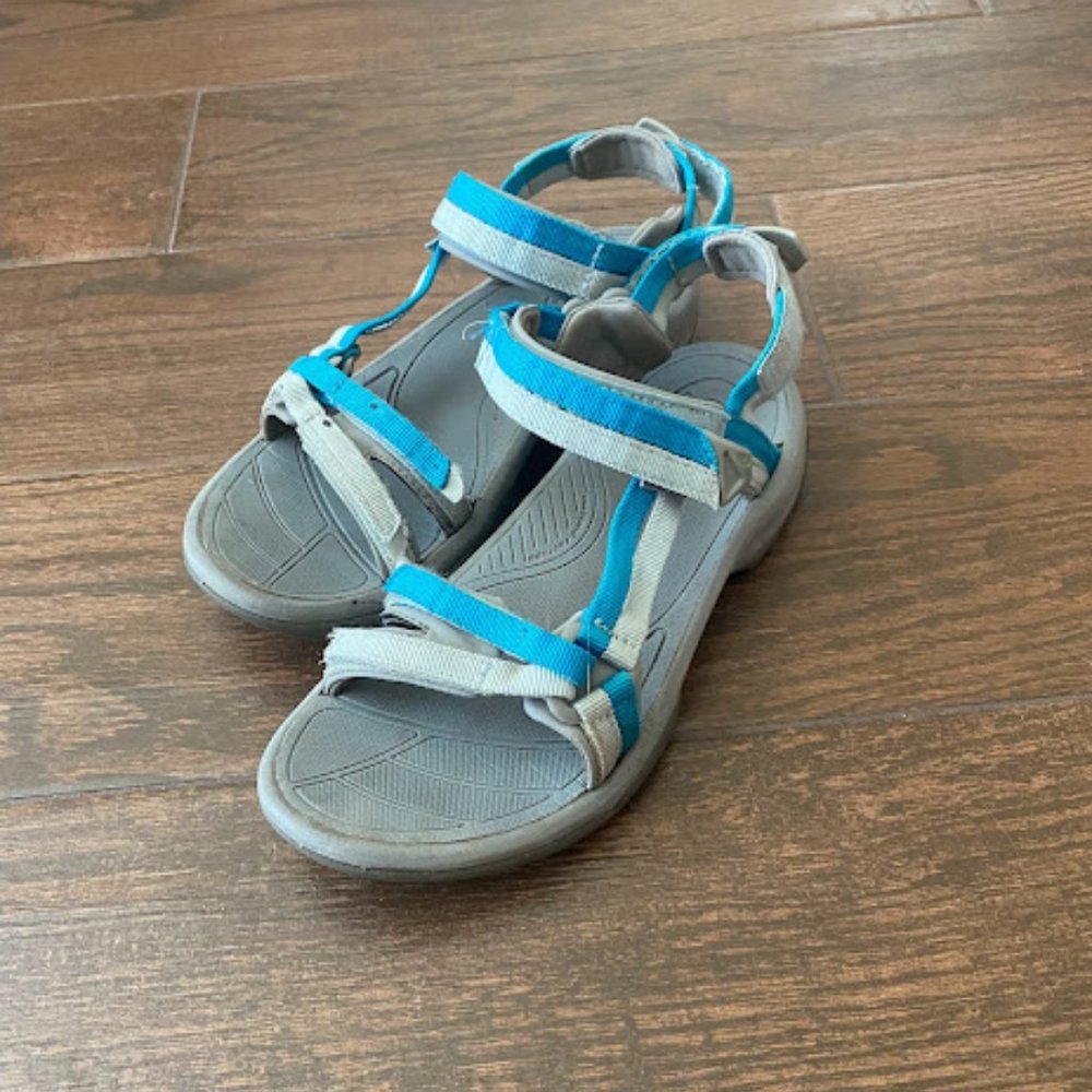 Blue Strappy Adjustable Tevas
